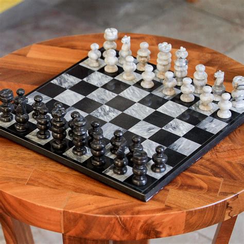 luxury marble chess sets